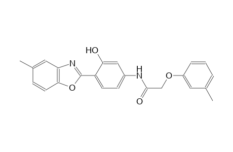 acetamide, N-[3-hydroxy-4-(5-methyl-2-benzoxazolyl)phenyl]-2-(3-methylphenoxy)-