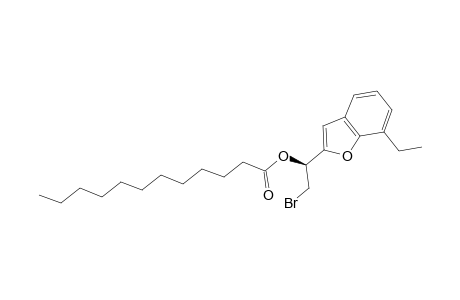 (S)-2-Bromo-1-(7-ethylbenzofuran-2-yl)ethyl dodecanoate