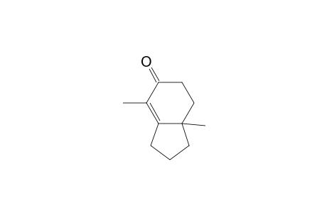 5H-Inden-5-one, 1,2,3,6,7,7a-hexahydro-4,7a-dimethyl-, (.+-.)-