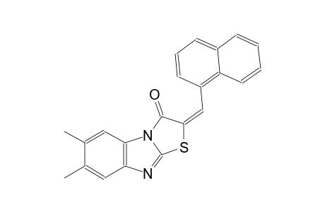 (2E)-6,7-dimethyl-2-(1-naphthylmethylene)[1,3]thiazolo[3,2-a]benzimidazol-3(2H)-one
