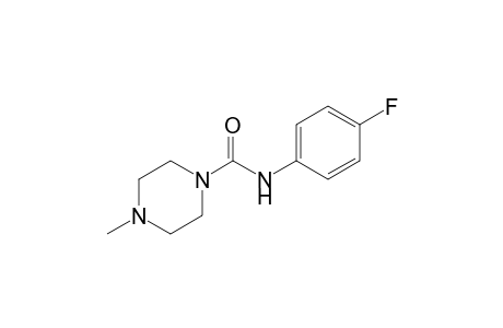 4'-fluoro-4-methyl-1-piperazinecarboxanilide