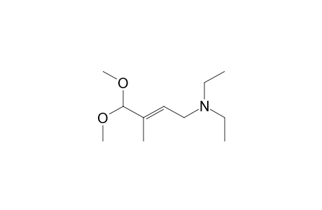 (E)-N,N-Diethyl-4,4-dimethoxy-3-methylbut-2-enylamine