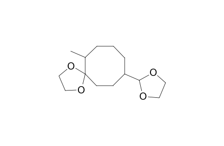 1,1-(Ethylenedioxy)-6-(1,3-dioxolan-2-yl)-2-methylcyclooctane
