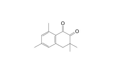 3,4-dihydro-3,3,6,8-tetramethyl-1,2-naphthoquinone