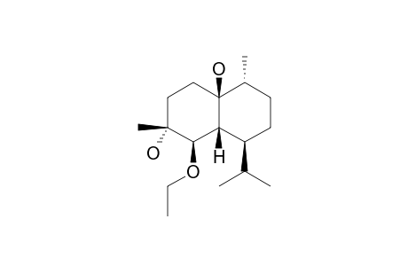 4.alpha.-hydroxy-5.beta.-ethoxy-epi-cubenol