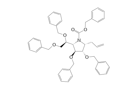 1-(R)-1-C-ALLYL-2,3,5,6-TETRA-O-BENZYL-N-BENZYLOXYCARBONYL-1,4-DIDEOXY-1,4-IMINO-D-GALACTITOL
