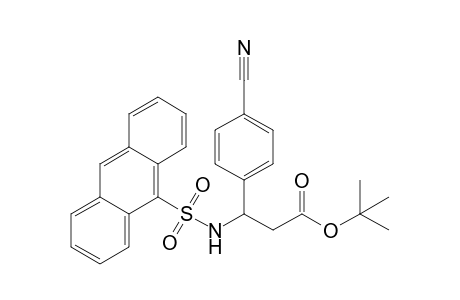 tert-Butyl 3-(anthracene-9-sulfonamido)-3-(4-cyanophenyl)propanoate