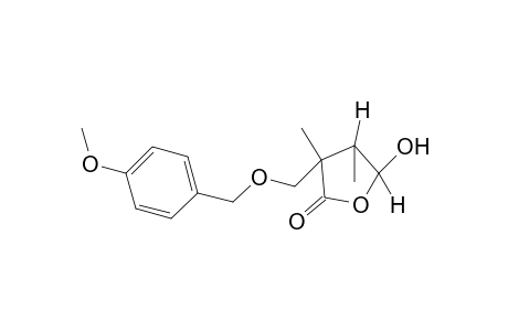 Dihydro-3,4-dimethyl-5-hydroxy-3-(4-methoxyphenylmethyl)oxymethyl-2(3H)-furanone