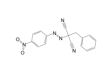 2-Benzyl-2-[(E)-(4-nitrophenyl)diazenyl]malononitrile