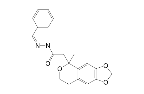 [1-(1-METHYL-6,7-METHYLENEDIOXY)-ISOCHROMANYL]-ACETYL-HYDRAZONOBENZYL;Z-ISOMER
