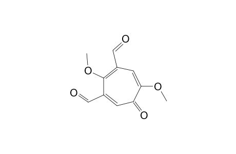 4,6-Diformyl-2,5-dimethoxytropone