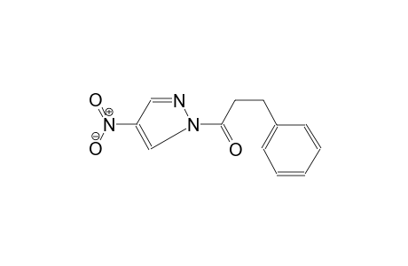 1H-pyrazole, 4-nitro-1-(1-oxo-3-phenylpropyl)-