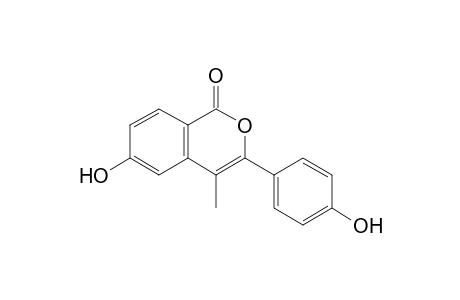 3-(4-Hydroxyphenyl)-6-hydroxy-4-methylisocoumarin
