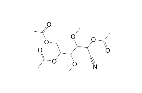 2,5,6-Tri-O-acetyl-3,4-di-O-methyl-D-mannonitrile