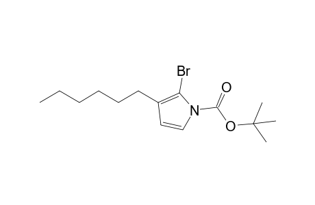 N-(t-Butoxycarbonyl)-2-bromo-3-hexylpyrrole