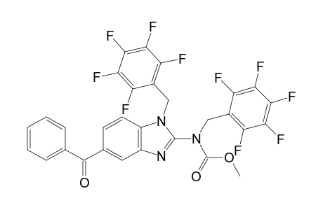 bis(pentafluorobenzyl)-mebendazole