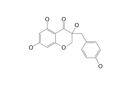 3,5,7-TRIHYDROXY-3-(4'-HYDROXYBENZYL)-4-CHROMANONE