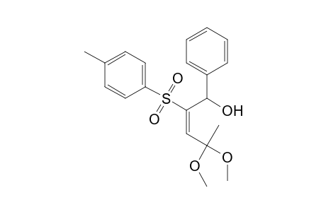 (E)-5-hydroxy-5-phenyl-4-tosylpent-3-en-2-one dimethyl ketal