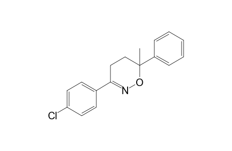 3-(4-Chlorophenyl)-6-methyl-6-phenyl-4,5-dihydro-1,2-oxazine