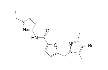 2-furancarboxamide, 5-[(4-bromo-3,5-dimethyl-1H-pyrazol-1-yl)methyl]-N-(1-ethyl-1H-pyrazol-3-yl)-