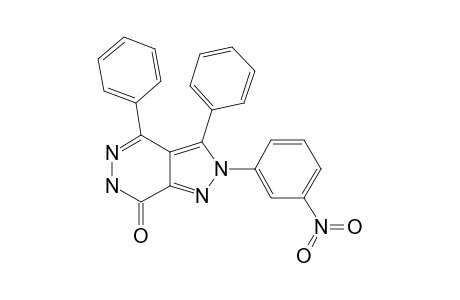 2-(3-NITROPHENYL)-3,4-DIPHENYL-2,6-DIHYDROPYRAZOLO-[3,4-D]-PYRIDAZIN-7-ONE