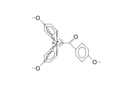 (4-Methoxy-benzoyl)-bis(4-methoxy-phenyl)-methylium cation