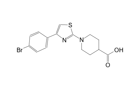 1-[4-(4-bromophenyl)-1,3-thiazol-2-yl]-4-piperidinecarboxylic acid