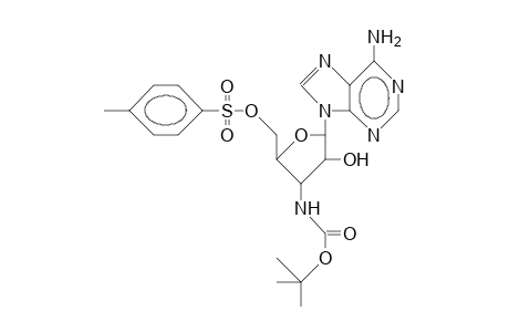 3'-tert-Butyloxycarbonylamino-5'-O-tosyl-3'-deoxy-adenosine