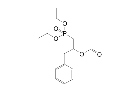 Diethyl 2-acetoxy-3-phenylpropylphosphonate