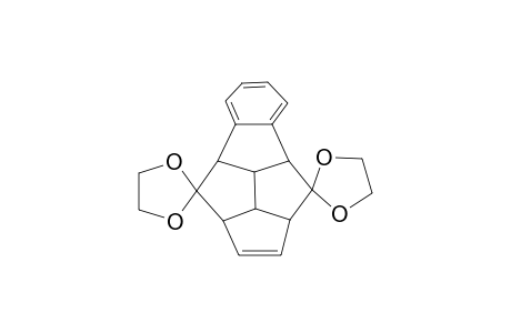 ACS-2,3-BENZOTETRACYCLO-[7.2.1.0(4,11).0(6,10)]-DODECA-2,7-DIENE-5,12-DIONE-BIS-(ETHYLENACETALE)