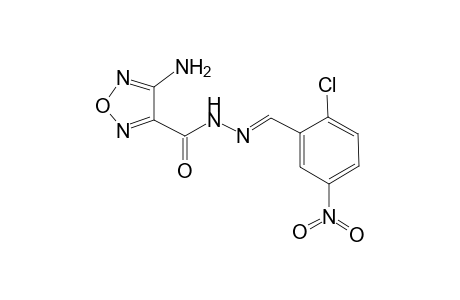 4-Amino-N'-[(E)-(2-chloro-5-nitrophenyl)methylidene]-1,2,5-oxadiazole-3-carbohydrazide