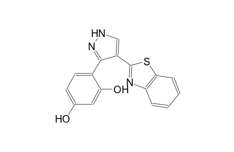 4-[4-(1,3-benzothiazol-2-yl)-1H-pyrazol-3-yl]-1,3-benzenediol