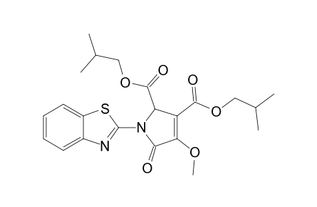 Di-tert-butyl 1-(1,3-benzo[d]thiazol-2-yl)-4-methoxy-5-oxo-2,5-dihydro-1H-pyrrole-2,3-dicarboxylate