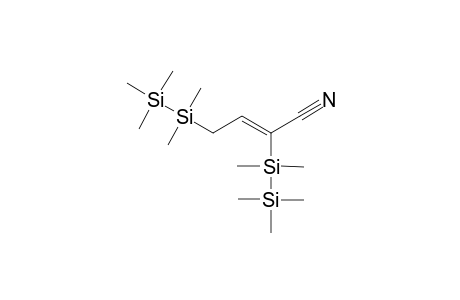 2,4-Bis(pentamethyldisilanyl)-2-butenenitrile