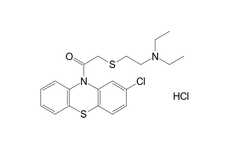 2-chloro-10-{{[2-(dimethylamino)ethyl]thio}acetyl}phenothiazine, monohydrochloride