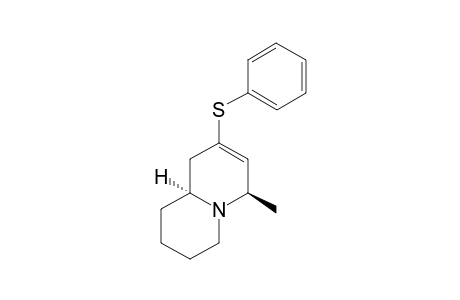 cis-6-Methyl-8-(phenylthio)-1,2,3,5,9,9a-hexahydro-4H-quinolizine