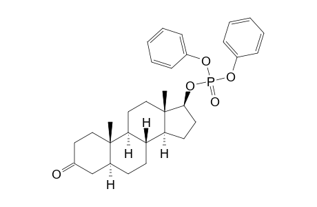 17-.beta.-Hydroxy-5.alpha.-androstan-3-one Diphenyl phosphate