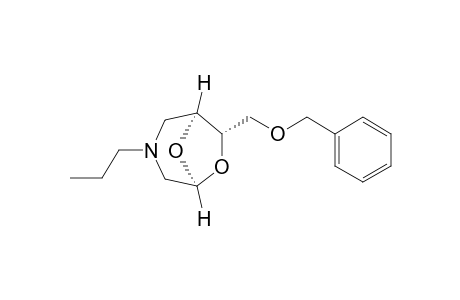 (1S,5S,7S)-7-Benzyloxymethyl-3-propyl-6,8-dioxa-3-azabicyclo[3.2.1]octane