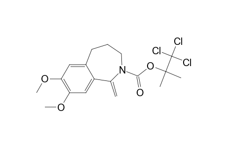 2H-2-Benzazepine-2-carboxylic acid, 1,3,4,5-tetrahydro-7,8-dimethoxy-1-methylene-, 2,2,2-trichloro-1,1-dimethylethyl ester