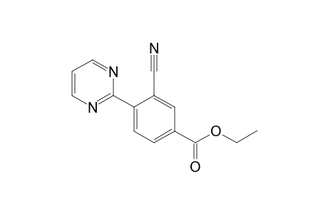 3-Cyano-4-pyrimidin-2-yl-benzoic Acid Ethyl Ester