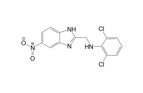 (2,6-dichlorophenyl)-[(6-nitro-1H-benzimidazol-2-yl)methyl]amine