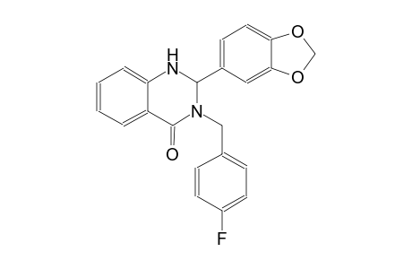 4(1H)-quinazolinone, 2-(1,3-benzodioxol-5-yl)-3-[(4-fluorophenyl)methyl]-2,3-dihydro-