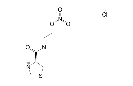 (4R)-THIAZOLIDINE-4-[N-(2-NITROOXYETHYL)]-CARBOXAMIDE-HDYROCHLORIC-ACID-SALT