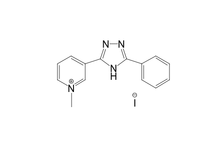 1-Methyl-3-(5-phenyl-4H-1,2,4-triazol-3-yl)pyridinium iodide