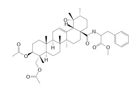 METHYL-N-(3-BETA,23-DIACETOXY-19-ALPHA-HYDROXY-URS-12-EN-28-OYL)-2-AMINO-3-PHENYL-PROPIONATE