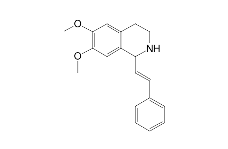 6,7-Dimethoxy-1-styryl-1,2,3,4-tetrahydro-isoquinoline