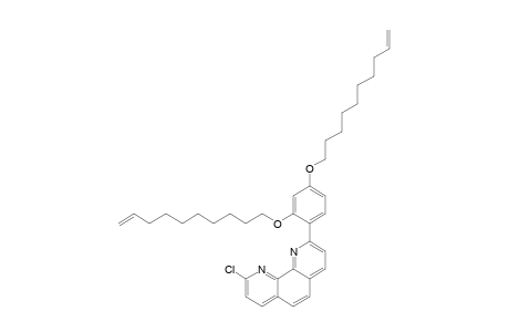 2-[2,4-Bis(dec-9-enyloxy)phenyl]-9-chloro-1,10-phenanthroline
