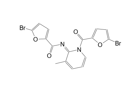 5-bromo-N-[(2E)-1-(5-bromo-2-furoyl)-3-methylpyridinylidene]-2-furamide