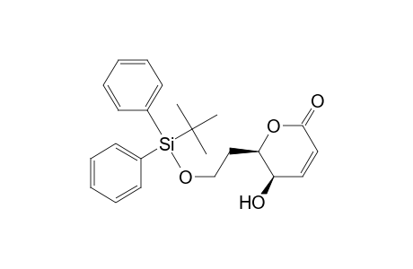 (5R-cis)-5,6-dihydro-5-hydroxy-6-[2-[[(1,1-dimethylethyl)diphenylsilyl]oxy]ethyl]-2H-pyran-2-one