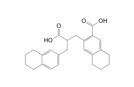 3-[3-hydroxy-3-oxo-2-(5,6,7,8-tetrahydronaphthalen-2-ylmethyl)propyl]-5,6,7,8-tetrahydronaphthalene-2-carboxylic acid
